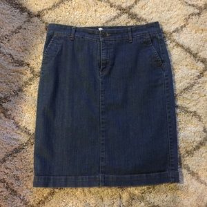 Denim Sonoma pencil skirt